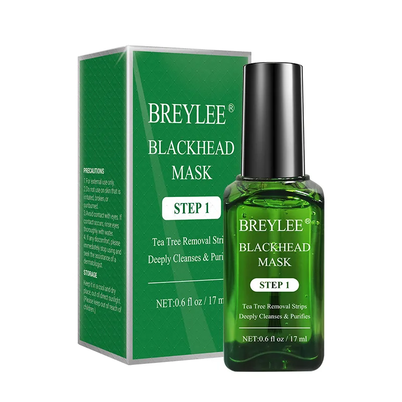 

BREYLEE Blackhead removal peel off mask with 100 pieces of nasal membrane pap