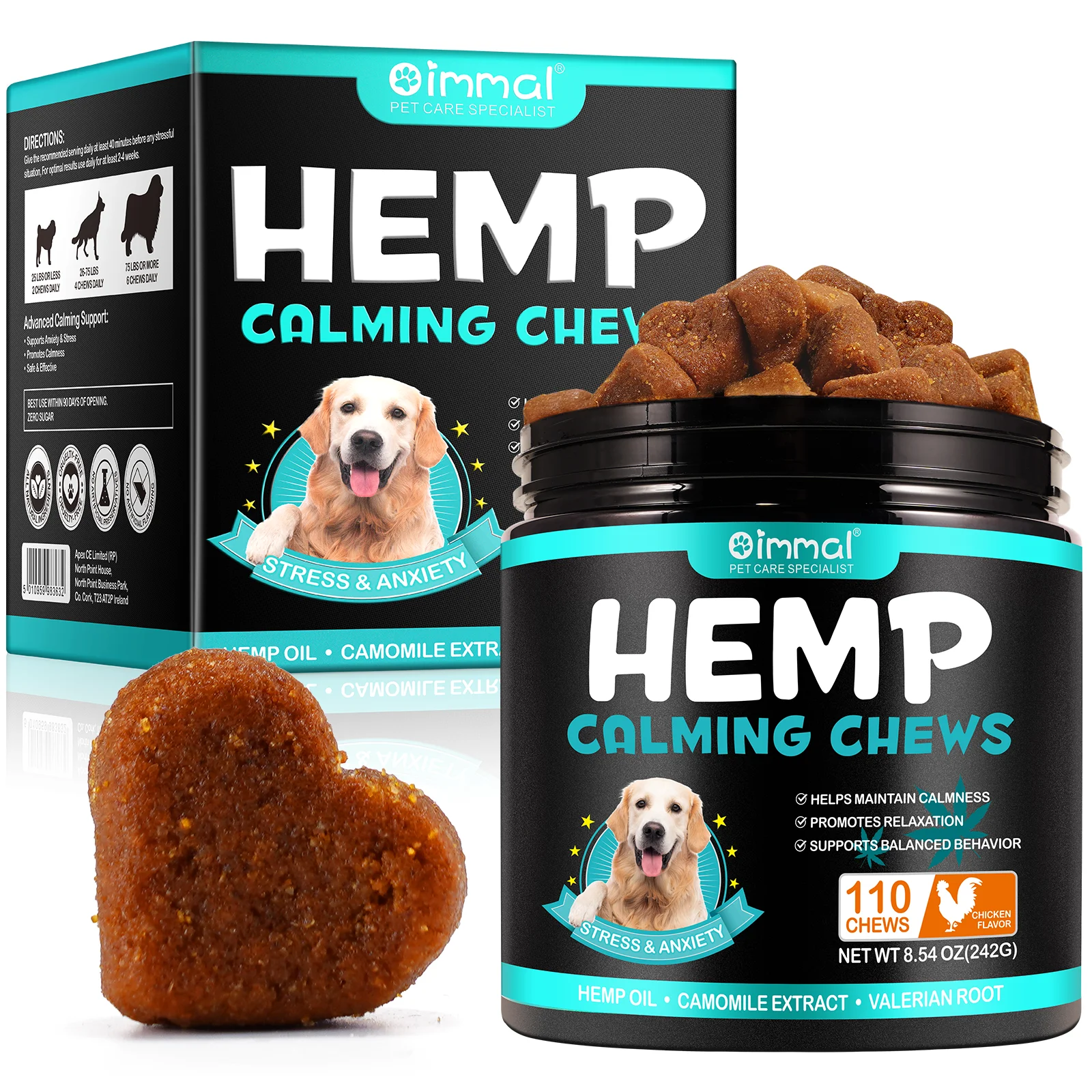 

OIMMAI natural private label custom chicken duck beef bacon salmon pet calm dog food treats chew snackpet dog snack