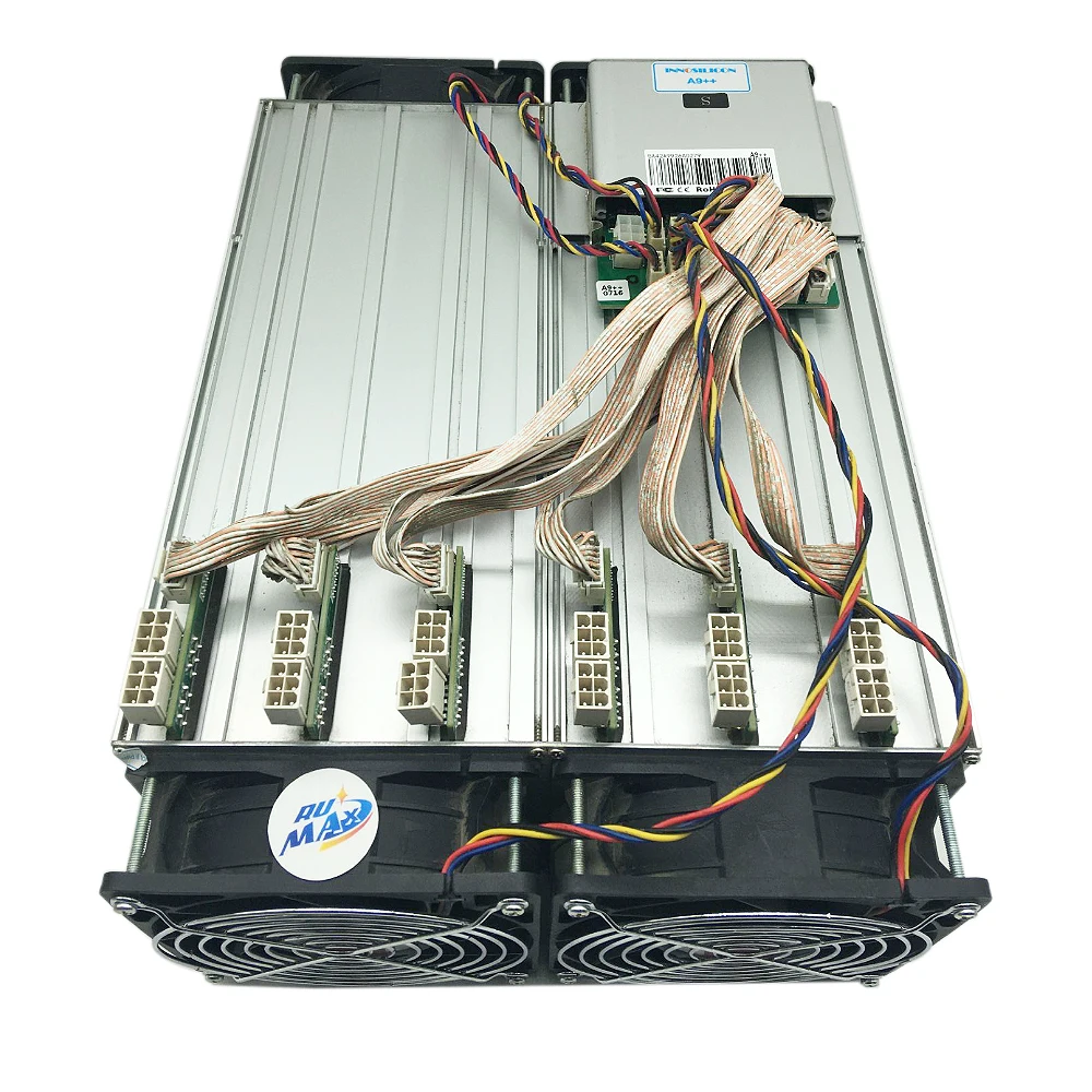 

Rumax Innosilicon A9++ ZEC mining machine Zmaster used blockchain asic miner high daily income quick making money, Silver