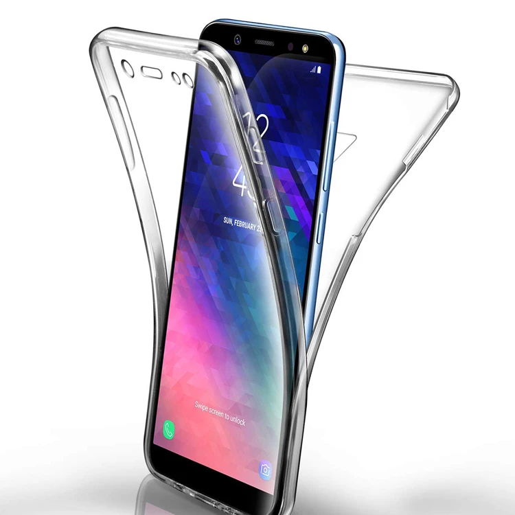 

360 Front Back Full Protective Cover Cell Phone Soft TPU Silicone Case for Samsung Galaxy Note 10+ S10 Mobile Phon Coque Fundas