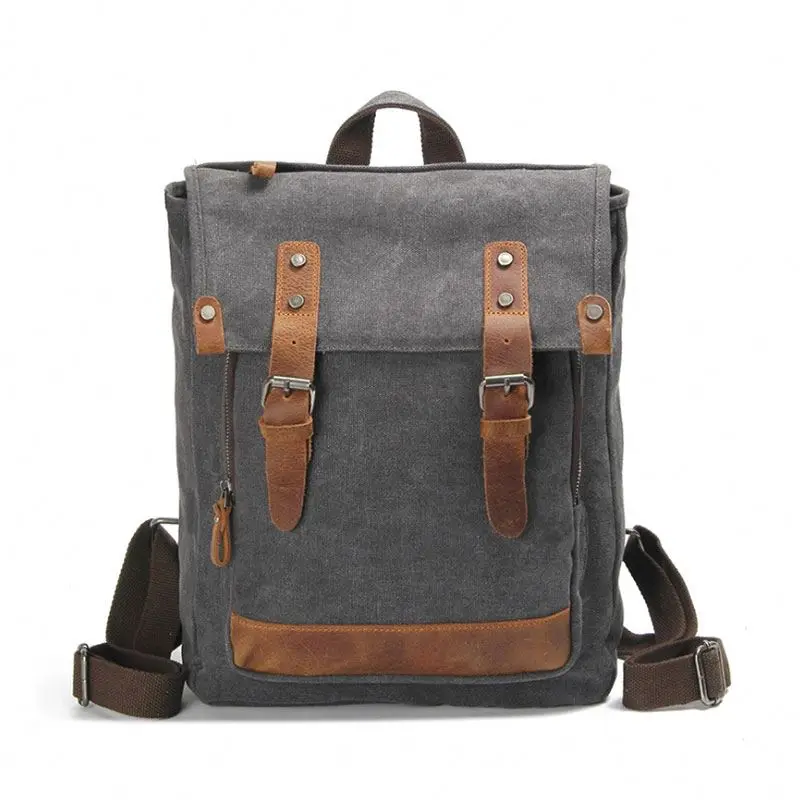 

Hot Sale Popular Fashion Large Capacity Premium Quality style canvas vintage backpack school bags kids backpack bag for women