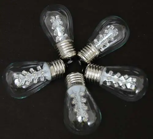 Commercial decoration E26 Medium base Warm white 1.6-Watt LED S14 light bulbs