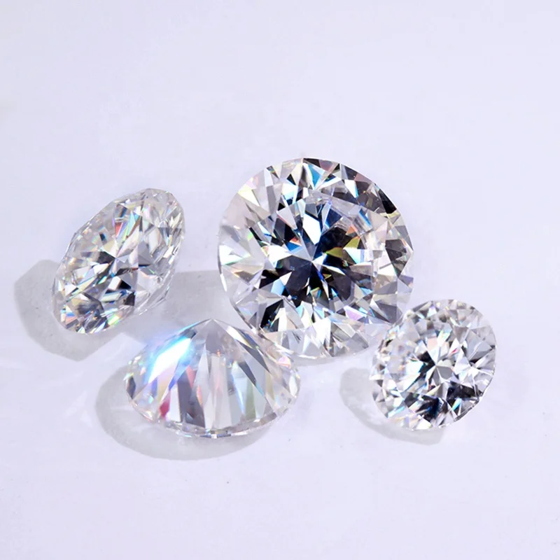 Diamond Star Jewelry Wholesale DEF Round Cut 1mm 5mm 10mm Loose Morganite Morganite Star Jewelry