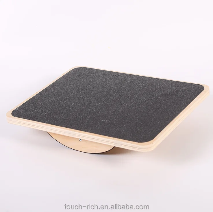 

Round wood balance board plywood children adult balance training equipment