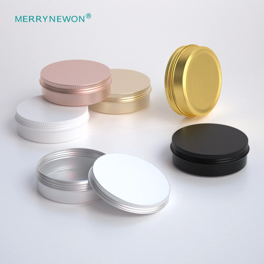 

100ml 100g Custom Aluminum Metal Packaging Shampoo Bar Hair Pomade Wax Tin Box Container