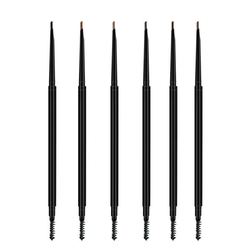 

OEM/ODM Waterproof Longlasting eyebrow pencil with brush private label, 3 colors