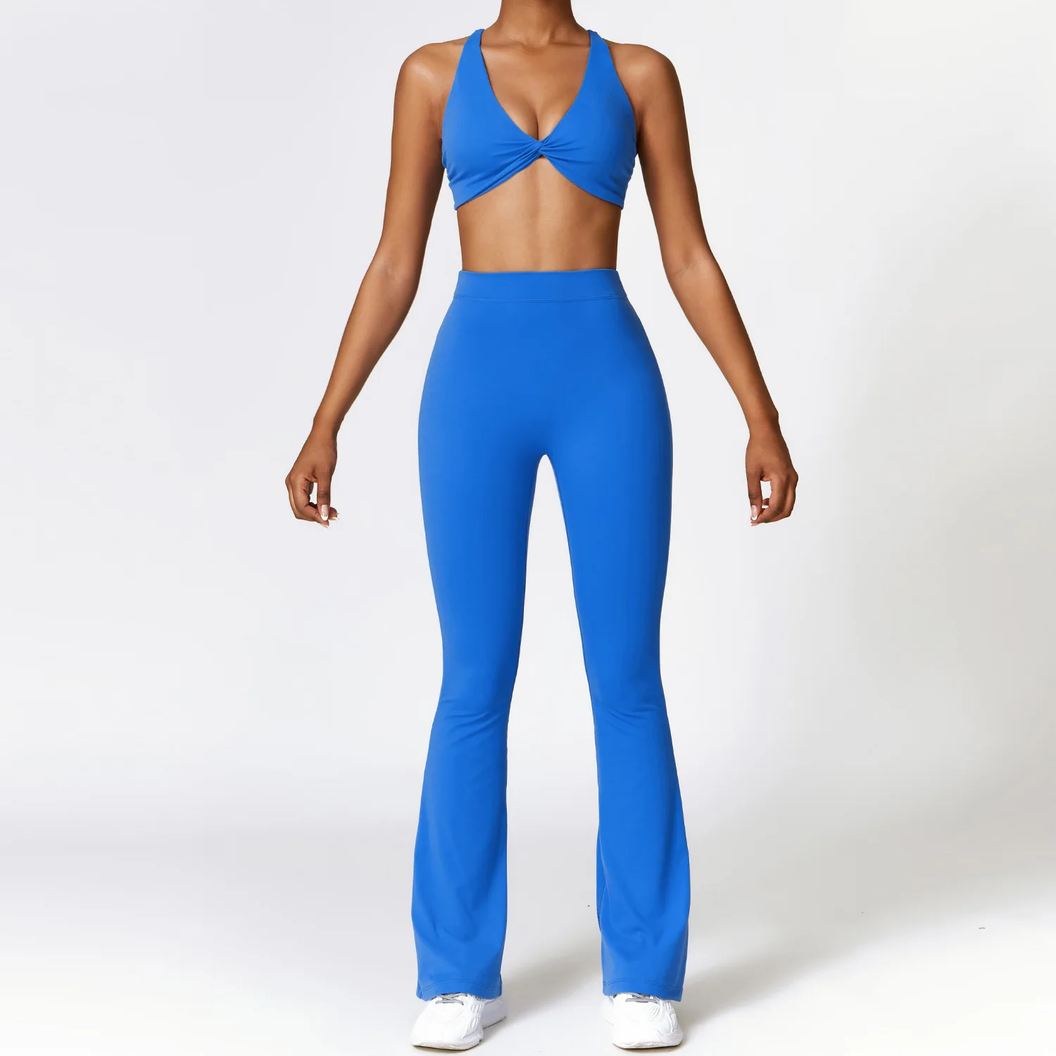 GZZC-TZ8449 New Arrival Hot Sale Women's Fashion Yogasuit Ladies Fashion Design Sportswear Fitness Gym Wear Sets