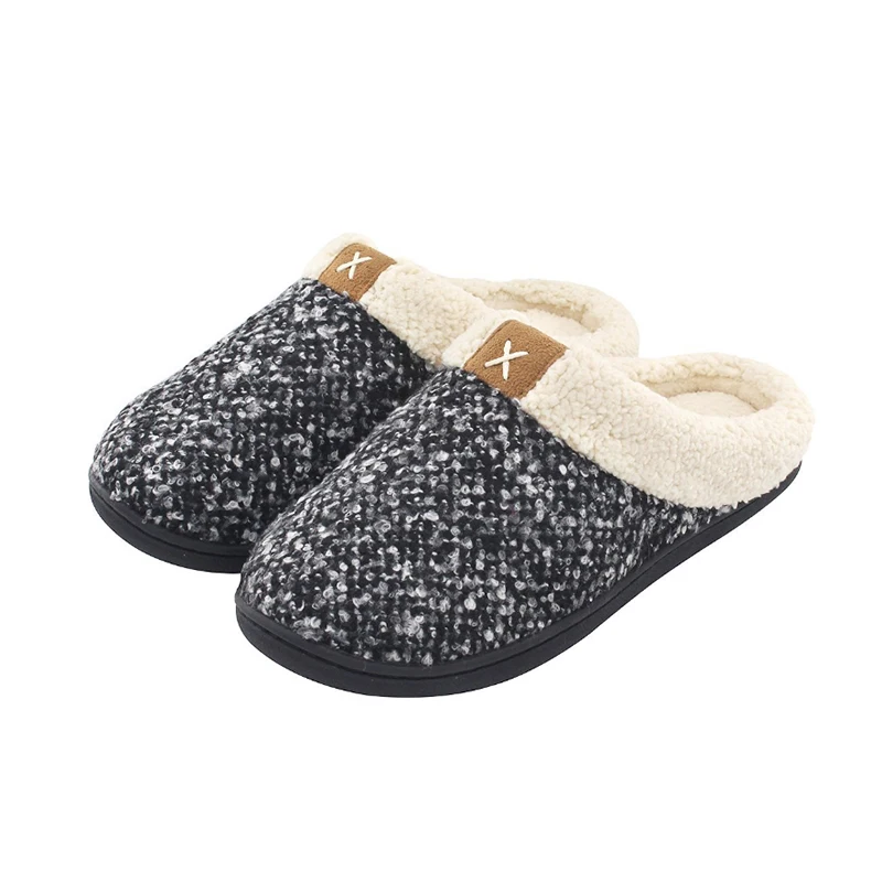 

Wholesale Memory Foam Sliders Custom House Indoor Men Slippers