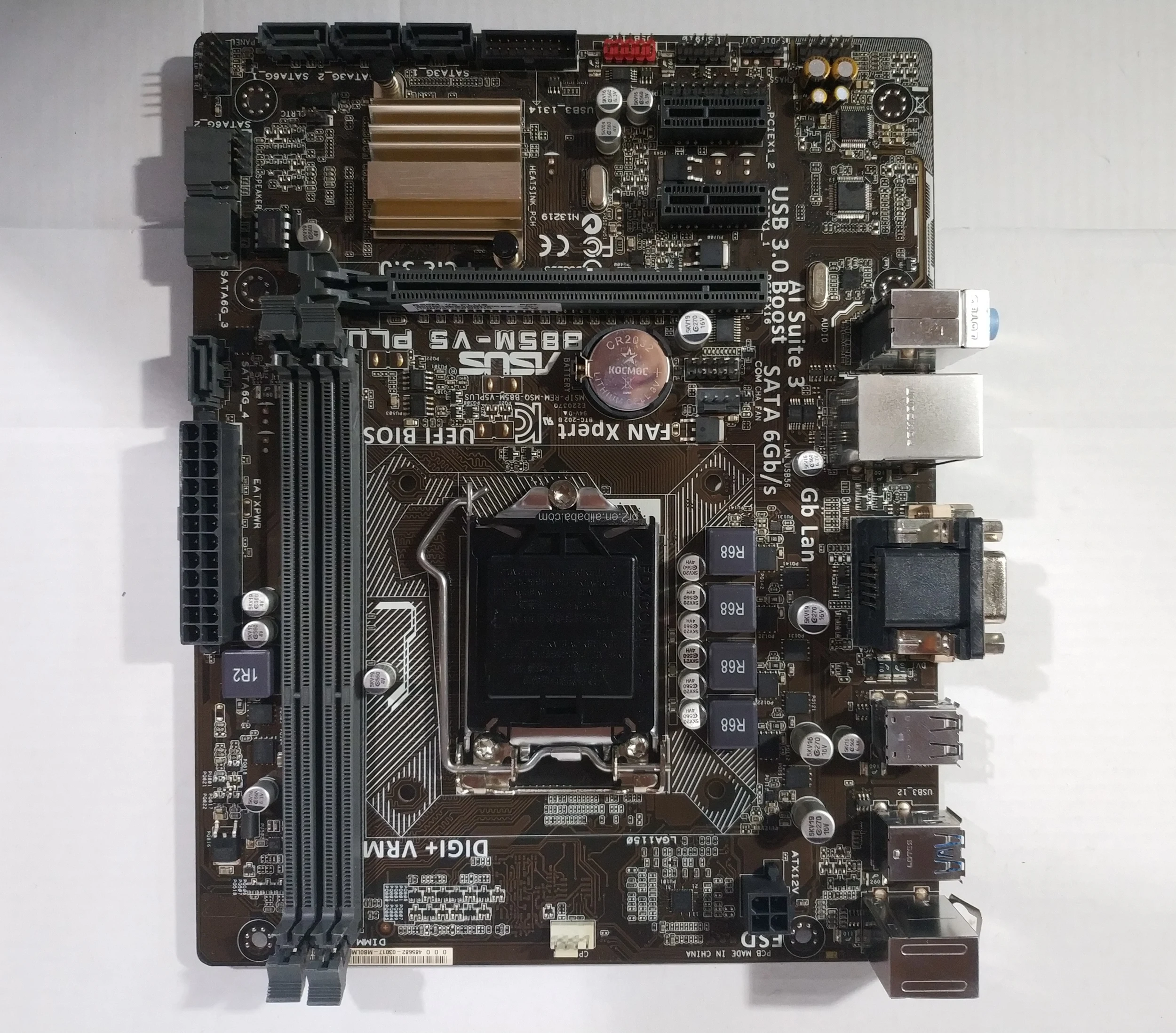 b85m-v plus desktop mainboard refurbished used motherboard