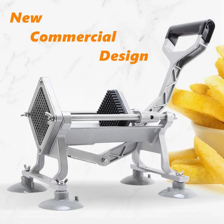 

Horus Household Manual Potato Cutter French Fries Machine, Silver