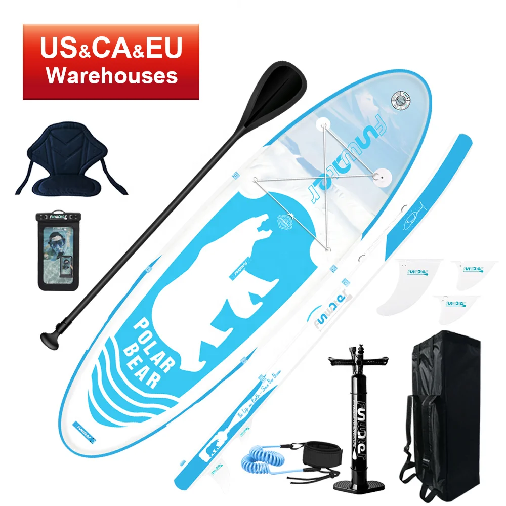 

FUNWATER Drop shipping china surfboard surfboard surfing inflatable stand up paddle board surf paddel for sale