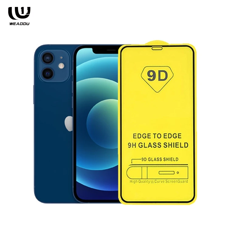 

9D Glas 9H Tempered Glass Screen Protector For Iphone 12 PRO MAX Temper Tempered Glass Film For iPhones Screen Protector, Transparency 99% color