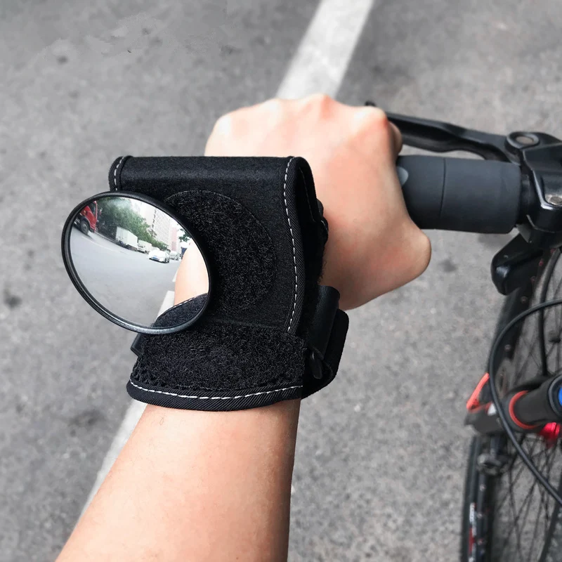 wristband mirror for cyclists