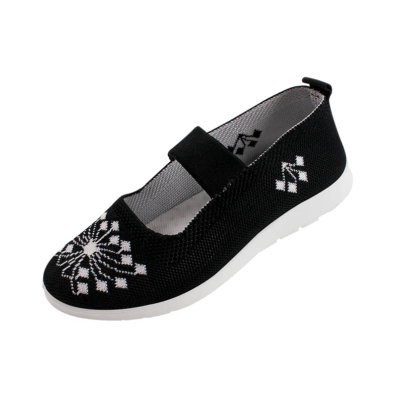 

New small flower Mary Jane shoes flat comfortable student flat shoes, As the picture shows