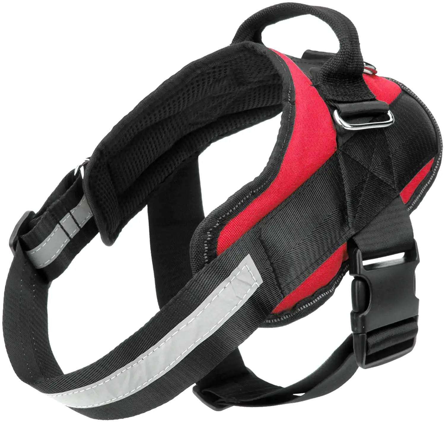 

No Pull Breathable Reflective Pet Harness Vest For Small Large Dog Training, As pic