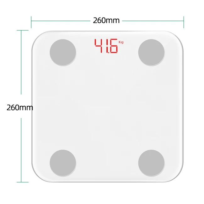 

2022 Bluetooth Body Fat BMI tuya smart scale Digital Bathroom Wireless weighing Scale