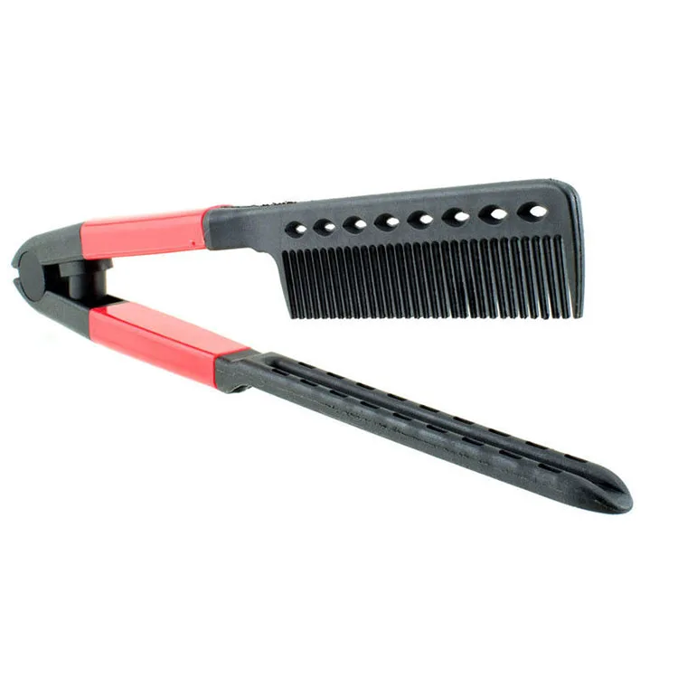 

Tension straightening hair Comb Hair Brush for men or women, Red+balck/blue+black