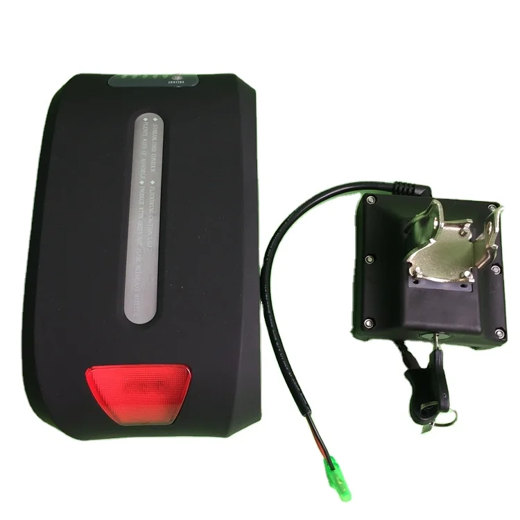 

Lithium ion e Bike Battery 24V 13AH Under Seat Post Battery with Tail Light and Charger 24volt lithium ebike battery