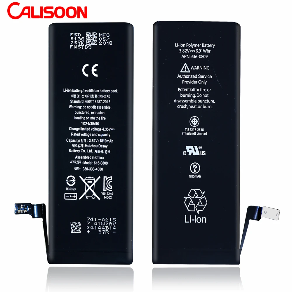 

Mobile Phone LI-ION Battery for phone 6,for IP 6 for IPH 6 Battery Replacement