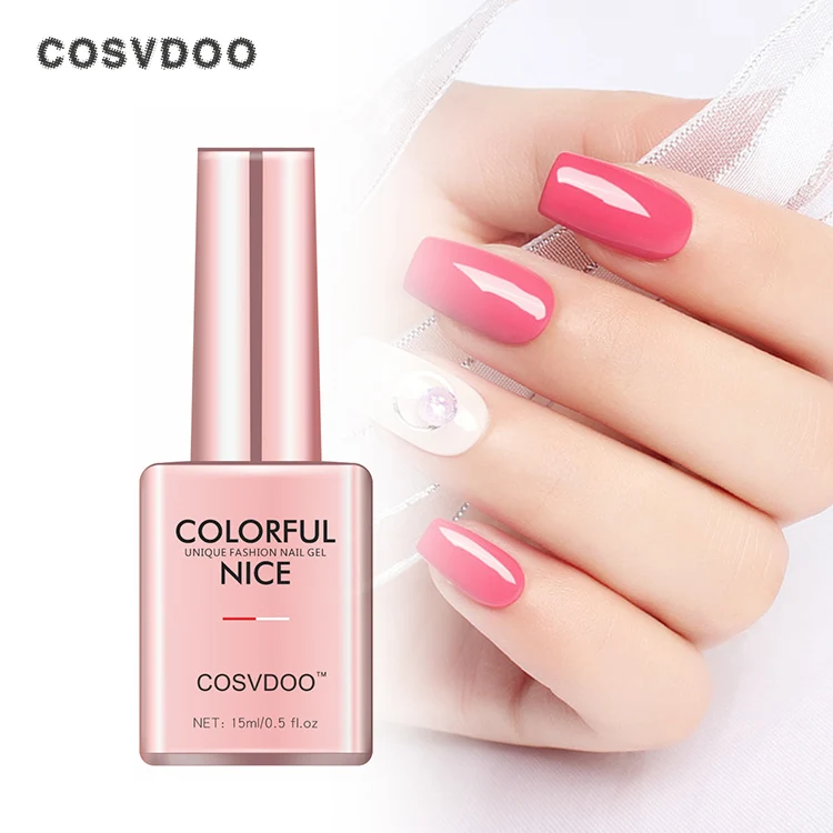 

COSVDOO 15ml Customized and Stock Baby Pink UV LED Soak Off Nail Gel Polish
