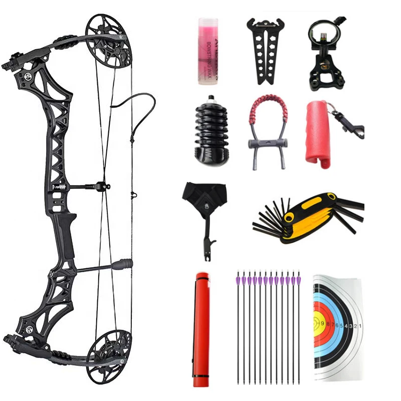 

M128 Compound Bow Archery Shooting Equipment CNC Hunting Bow and Arrows