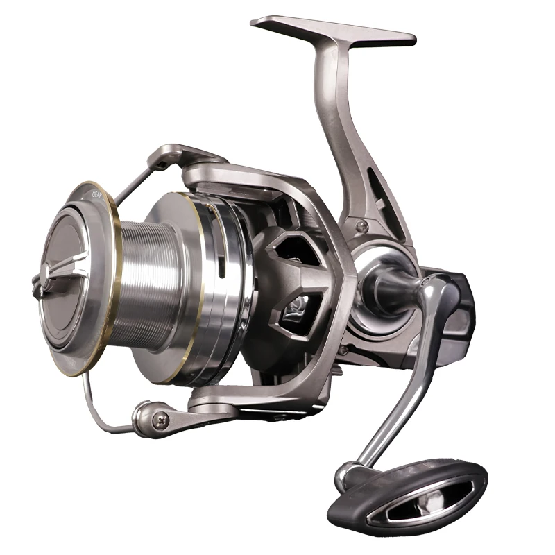 KALIOU T538-T542 New NGK8000-NGK14000 17+1BB Metal Wire Cup Spinning Fishing Reel Max Drag 20kg for River Lake & Stream
