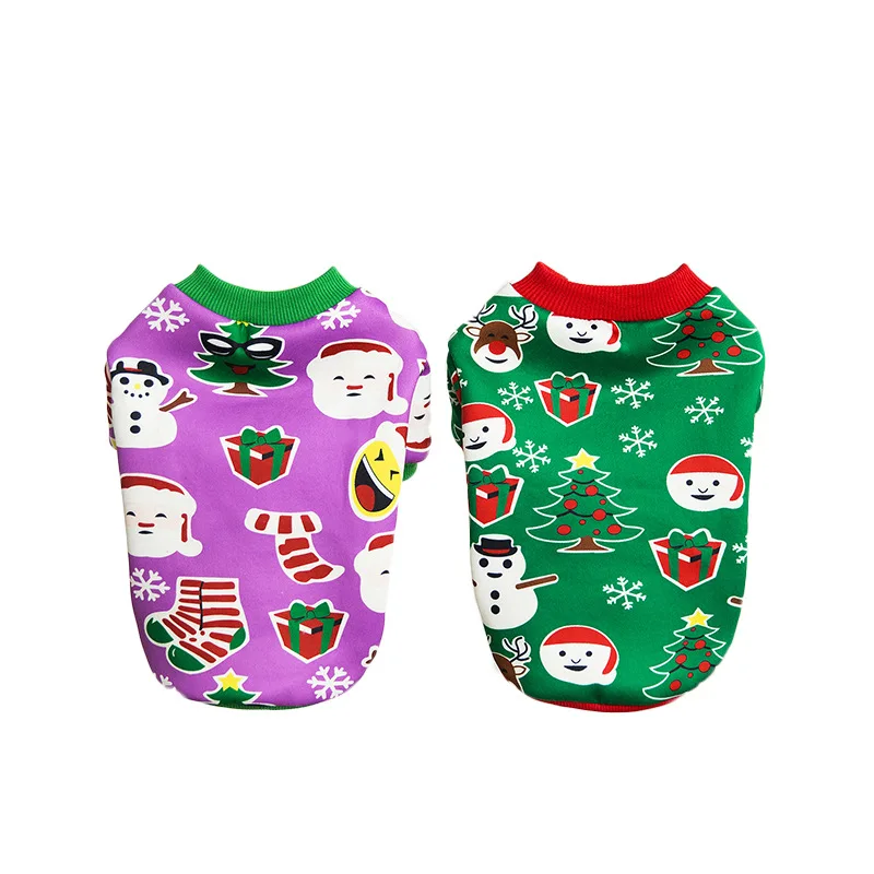 

China Cat Jersey Supplies Pet Christmas Clothes Lamb Round Sweater Dog Clothes
