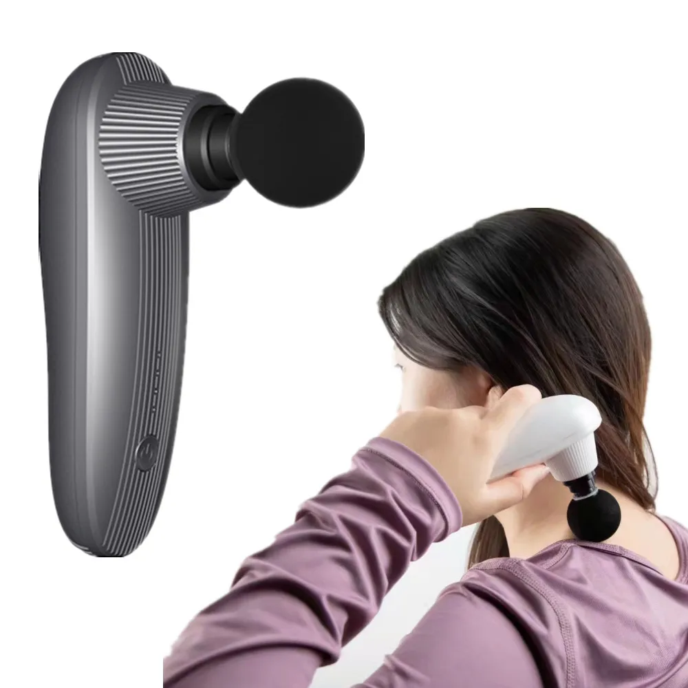 

Beauty & Personal Care Products USB Rechargeable Deep Muscle Fascia Tissue Massage Gun Mini Fascial Fun Massager, Black