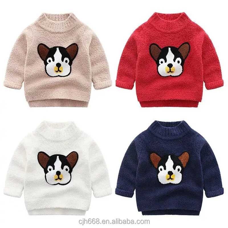 

2021 hot autumn and winter new girls boys long sleeves sweater 80-160 cm children's sweater factory wholesale, Picture