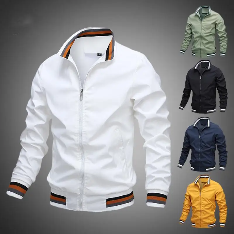 

Wholesale men's casual jacket and windbreaker pilot jacket autumn 2022 spring new men's outdoor clothing uniform