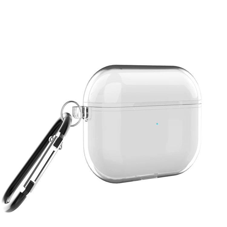 

HOCAYU Transparent Clear Soft Tpu Protective Case Sleeve For Airpods Pro With Keychain