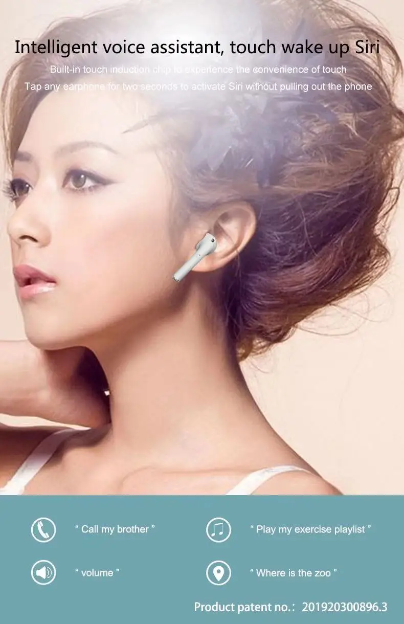 R300 V5.0 TWS Ture Wireless Earbuds In Ear Earphones Touch Control Stereo Headphones High Quality Experience - ANKUX.COM