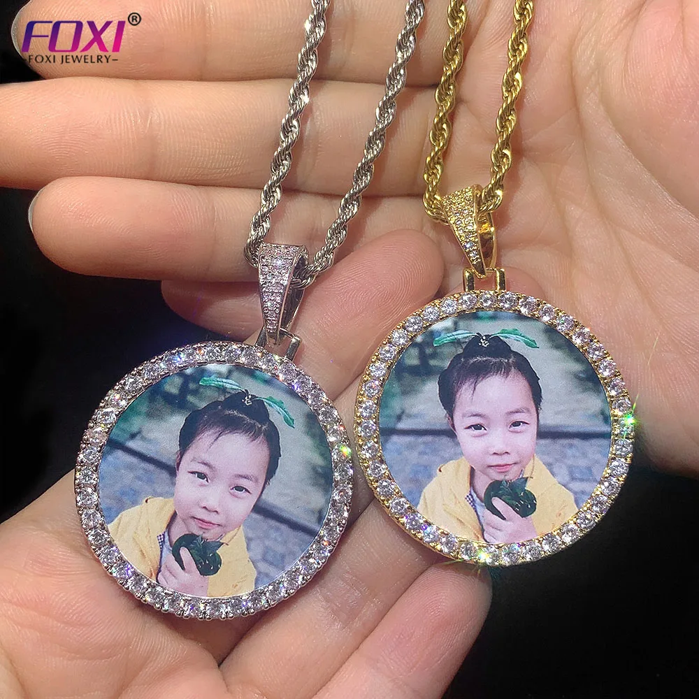 

kid men women jewelry gold customized custom photo picture necklace
