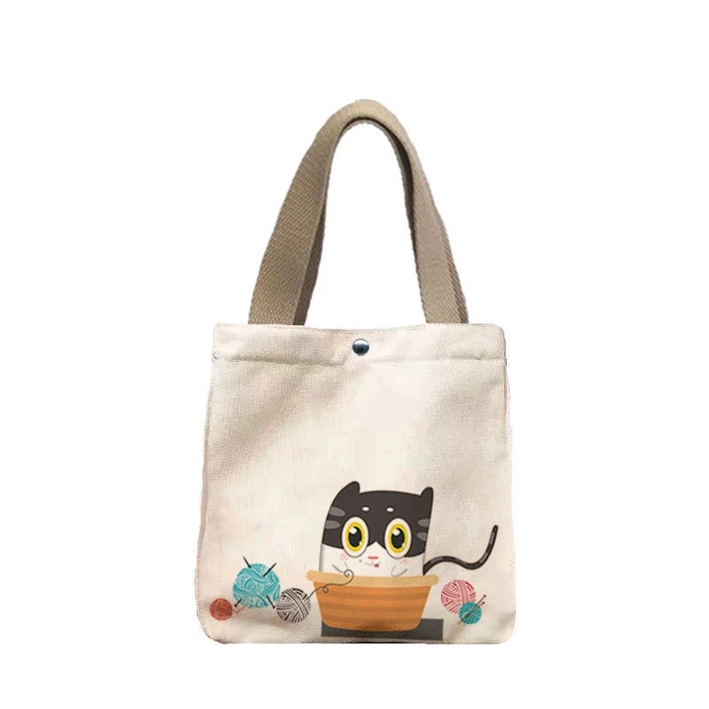 

Manufacturers Sell Large-Capacity Shopping Bags Cartoon Pattern Canvas Bags, Various customizable