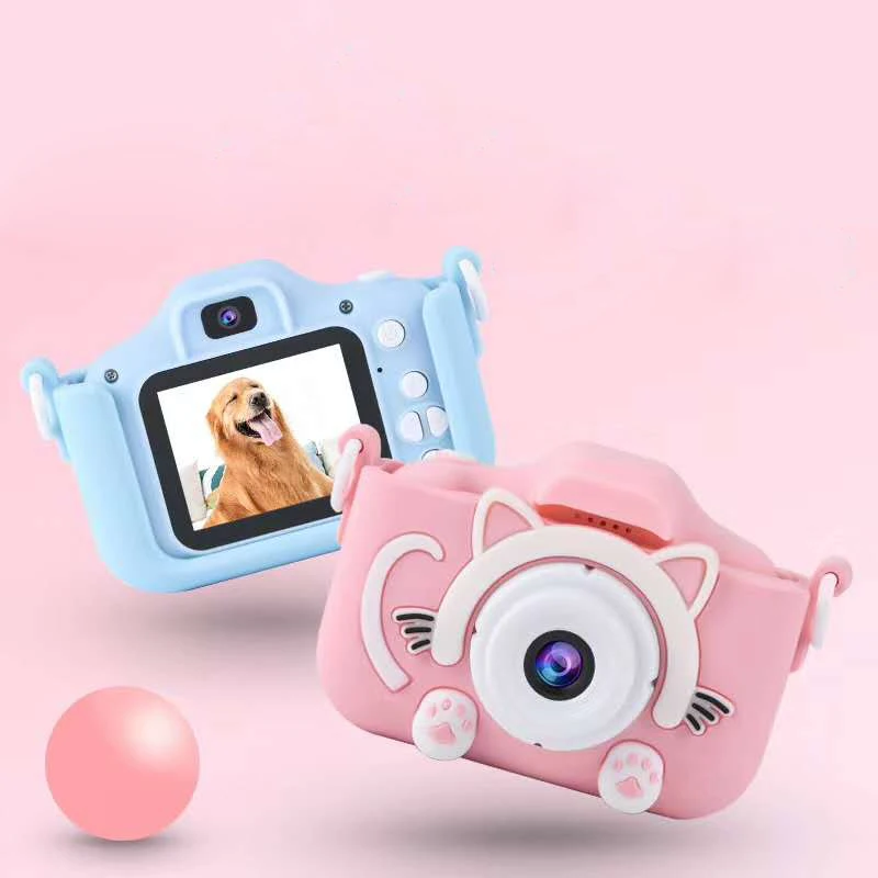 

2.0 inch IPS Screen Digital Kids Camera Toy Camera Video Recording 32G Supporting HD 400mAh With cover Children Gift