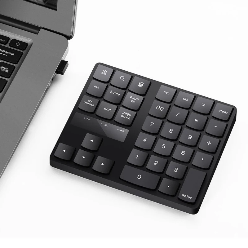 

Numpad 2.4G USB Wireless Numeric Keypad 35 Keys Charging Digital Keyboard Notebook Laptop Mini Numpad