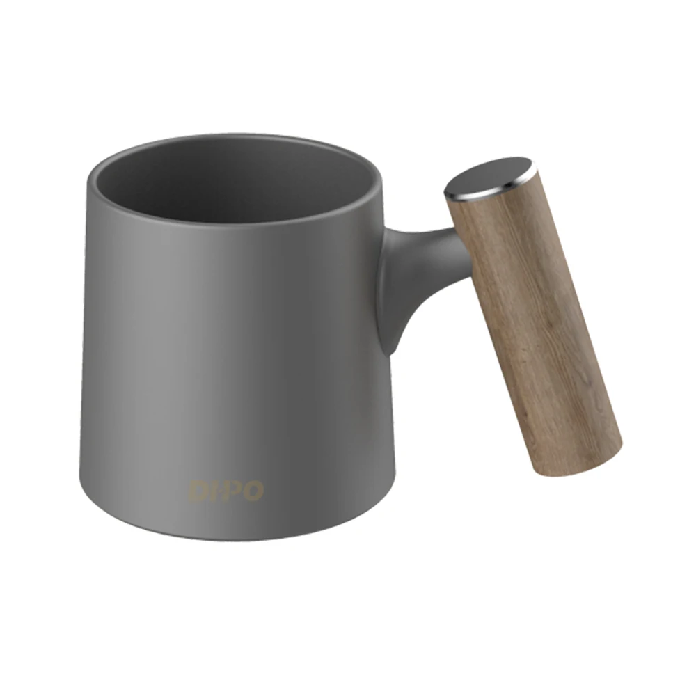 

2021 Hot Ceramic Matte Coffee Mug With Bamboo Handle, Customized