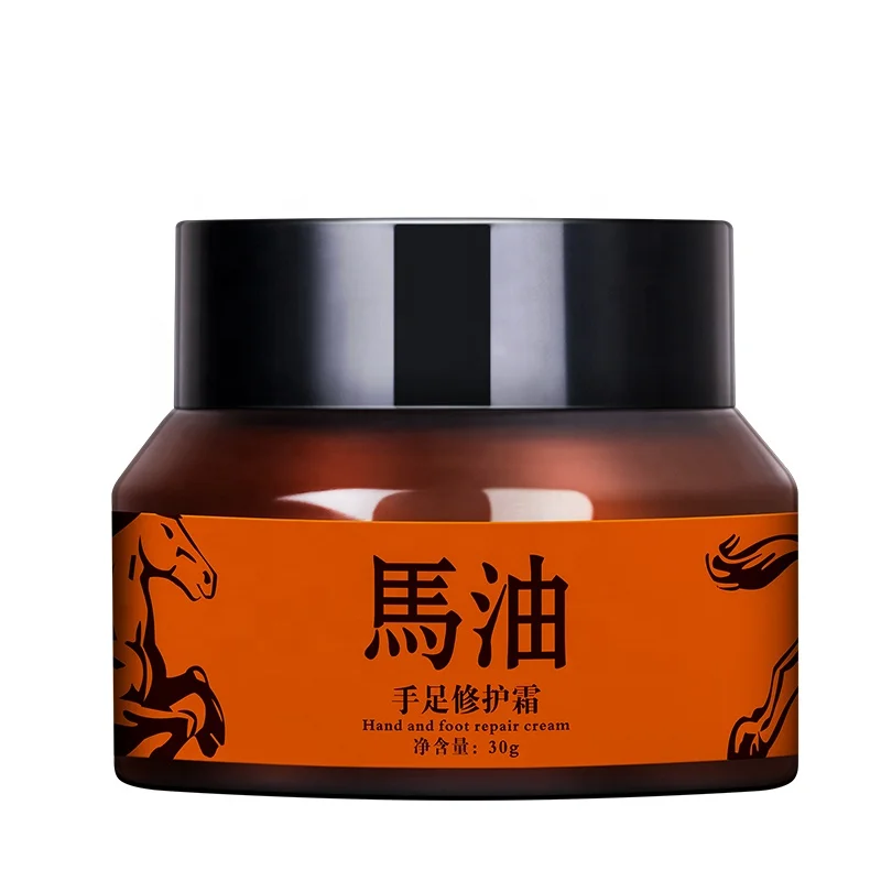 

OEM ODM Moisturizing Refreshing Repairing Tendering Soothing Protecting Horse Oil Hand And Foot Repair Cream