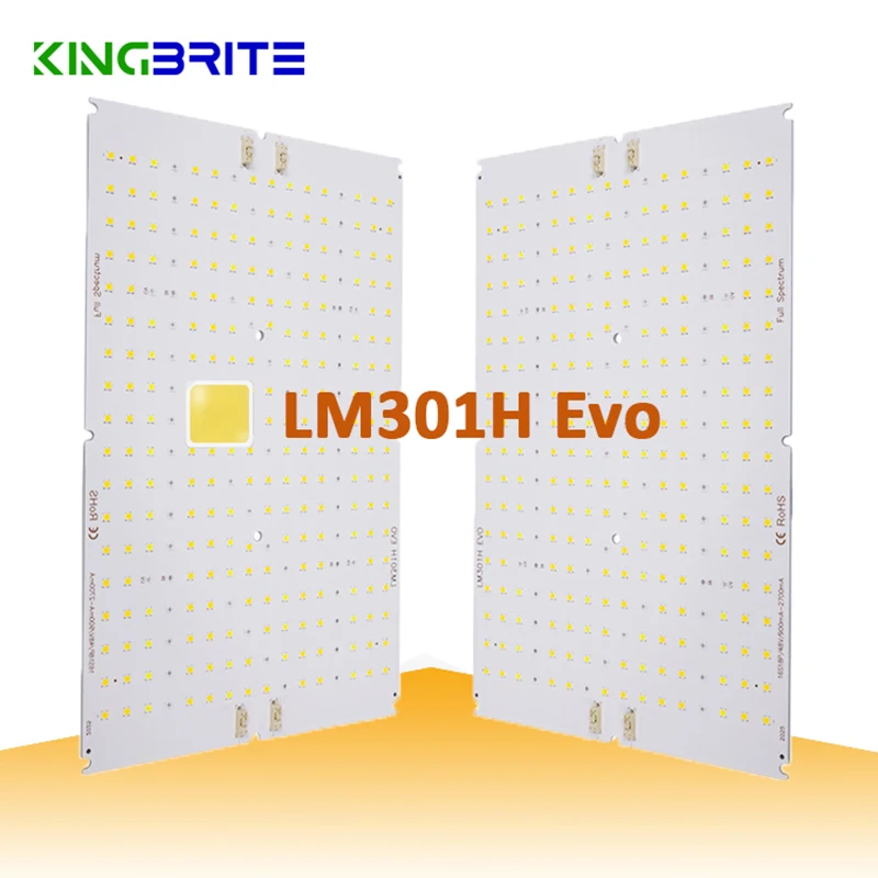 KingBrite LED PCB Board Samsung LM301H EVO UV IR 660NM for Indoor Plants LED Grow Light (PCBA only)