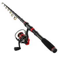 

Automatic Fishing Rod High Quality Fish Pole Sea River Lake Stainless Steel Fishing Rod spinning telescopic
