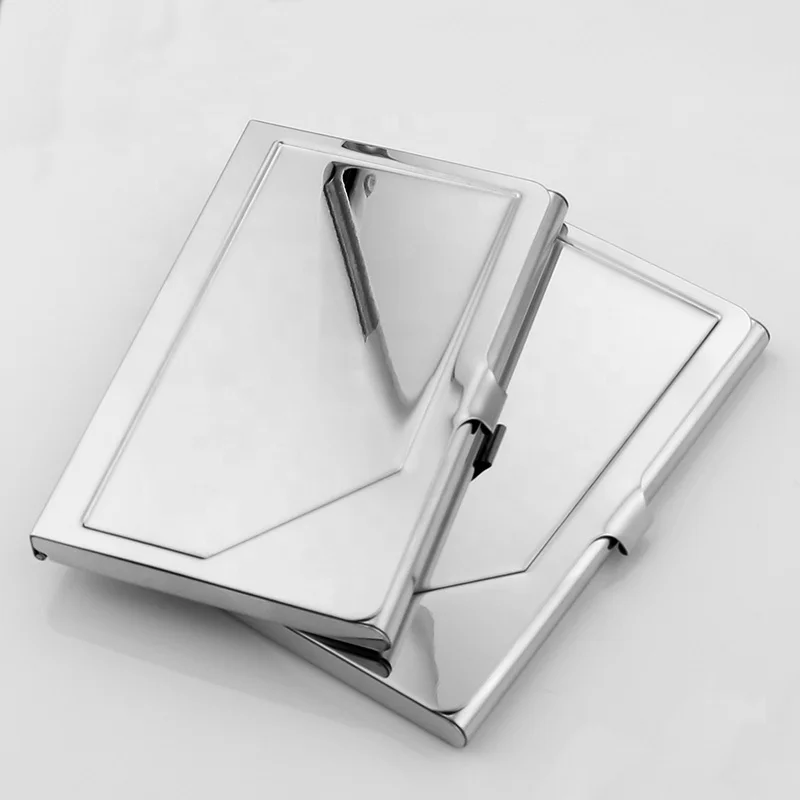 

Blank DIY Custom Sublimation Stainless Steel Business Card Holder Wholesale, Customized