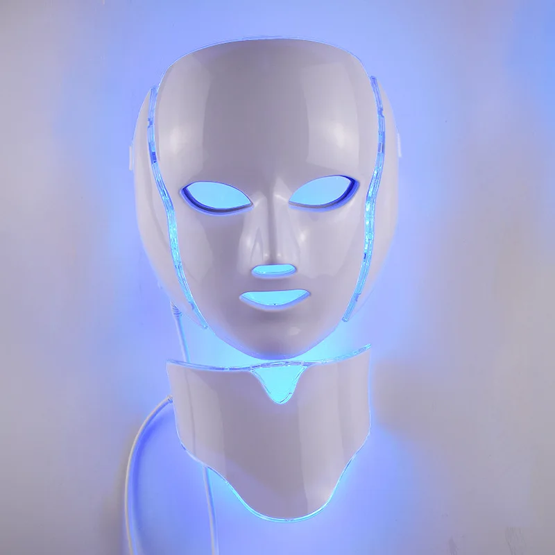 

Seven color light beauty instrument LED beauty face cover machine Photon EMS facial beauty equipment home use wholesale