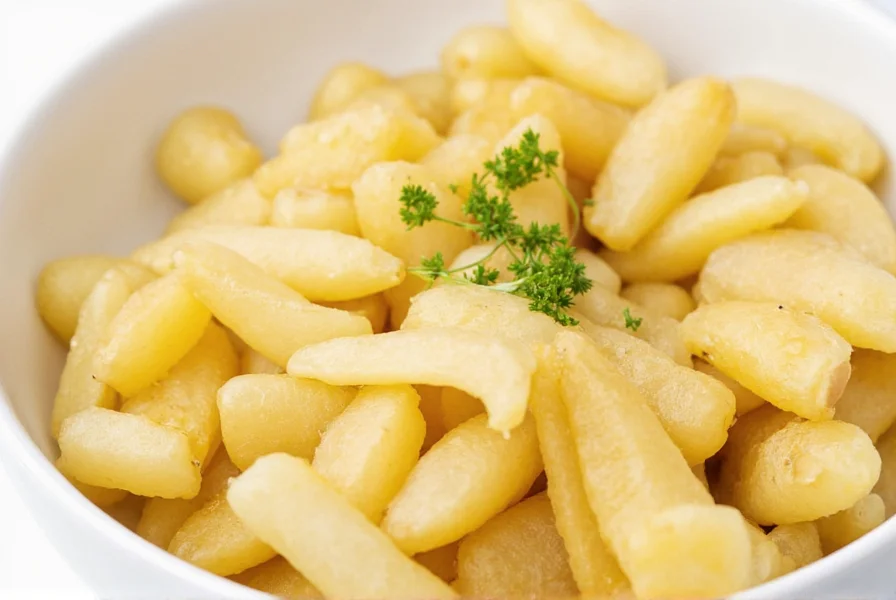 Close-up of pink pickled ginger slices on white plate