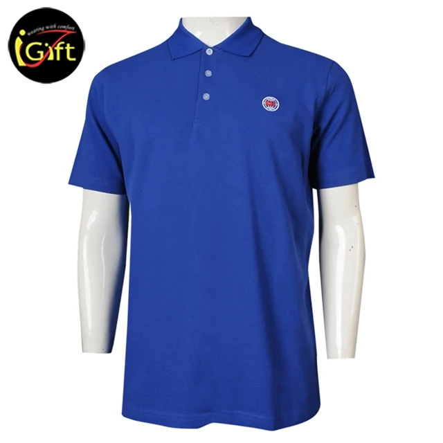 

iGift soft high quality Original Polo T Shirt Wholesale Men Golf Polo Shirt, Blue