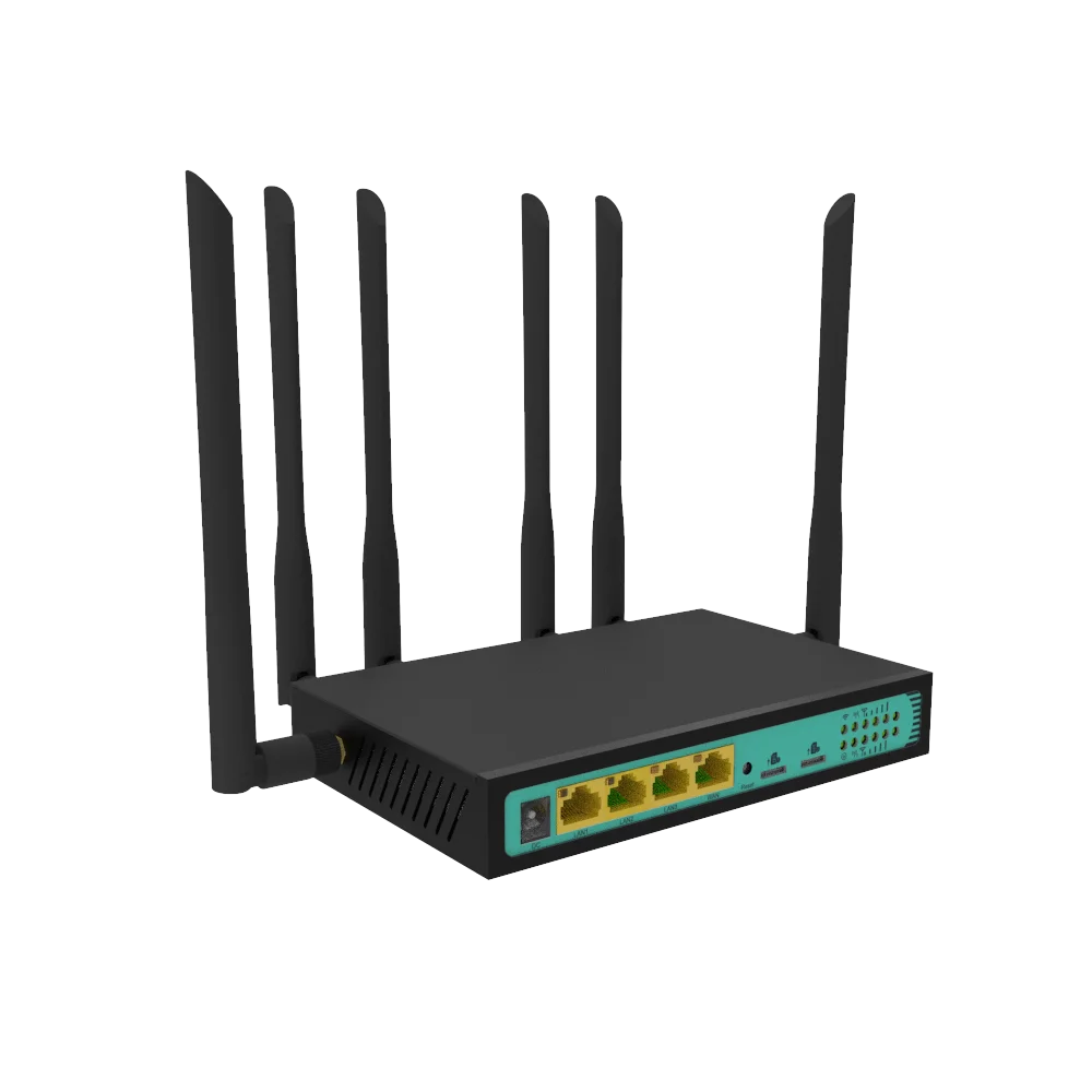 

High quality dual SIM bonding 300mbps 4g LTE modem router, Black