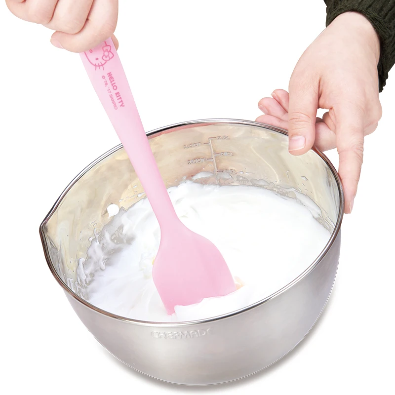 

CHEFMADE Wholesale Jumbo Pink Kitchen Cake Spoon Easy Baking Silicone Spatula
