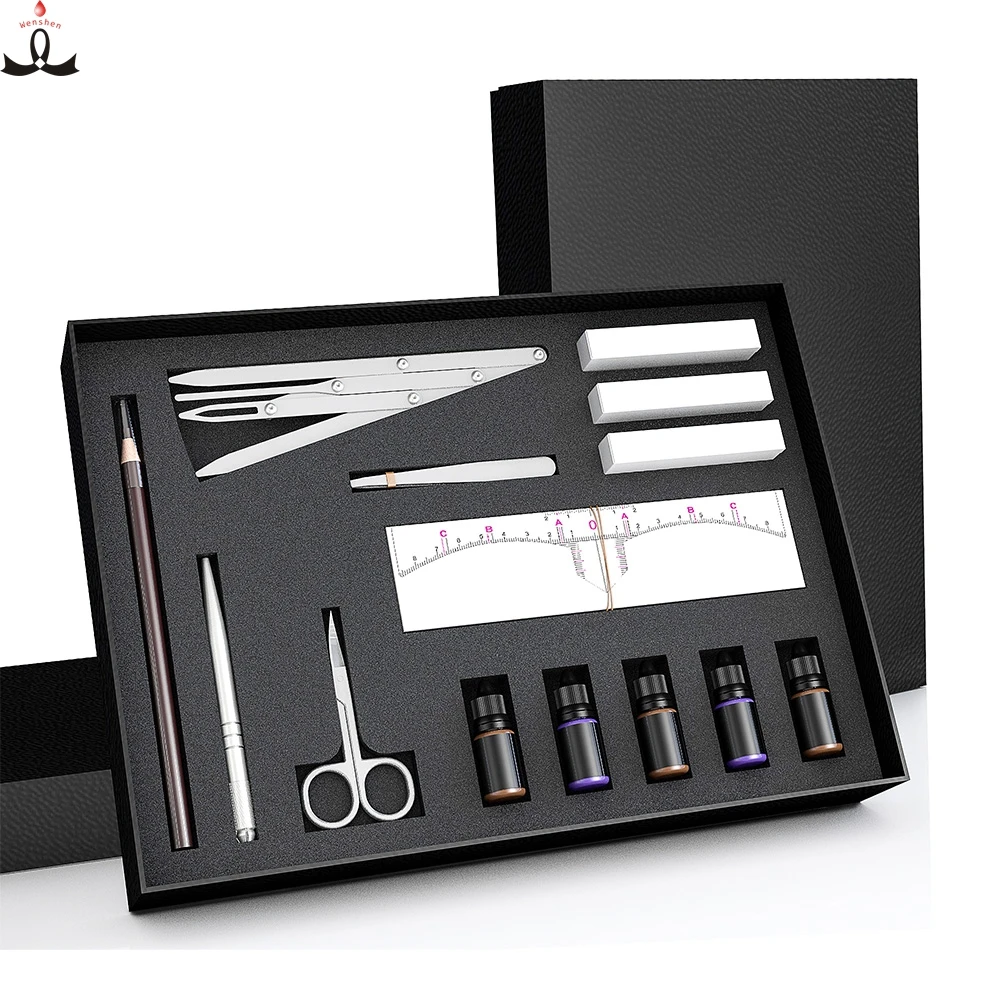 

Low MOQ Professional Microblading Kit Permanent Makeup Kit Tattoo Embroidery for Students and Starters