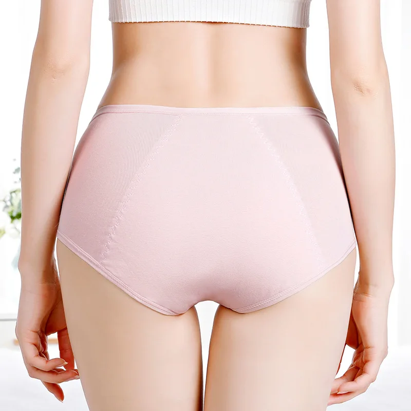 

Manufacturers wholesale Leak Proof Menstrual Panties Physiological Pants Women Underwear Period Cotton Waterproof Briefs, Picture shows