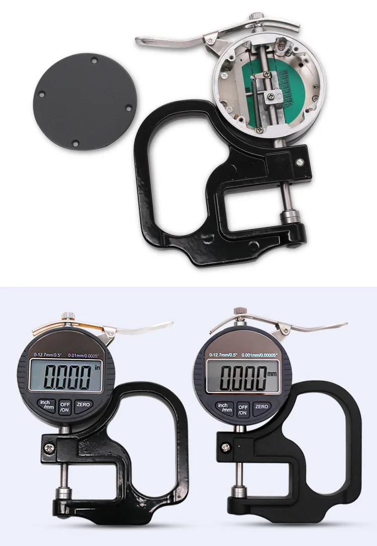 0.01mm 0.001mm Depth Tester Dial Pipe Thickness Gauges 010mm Thickness