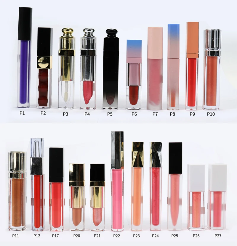 

Popular hottest high quality wholesale private label moisturizing glossy lip gloss, 30 colors for your choice